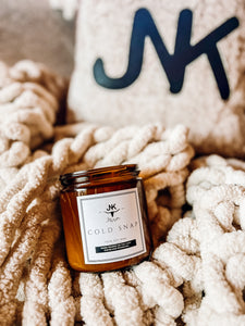 Think cozying up, with that simmering pot of mulling spices on the stove, a hint of sweet, with no more work than lighting our amazing soy candle! 14 oz, double-wick, soy candle, in a 16 oz amber jar. Hand poured on the farm! 45-50 hour burn time. 