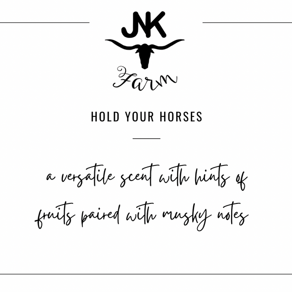 Hold Your Horses 8 oz. Soy Candle Tin