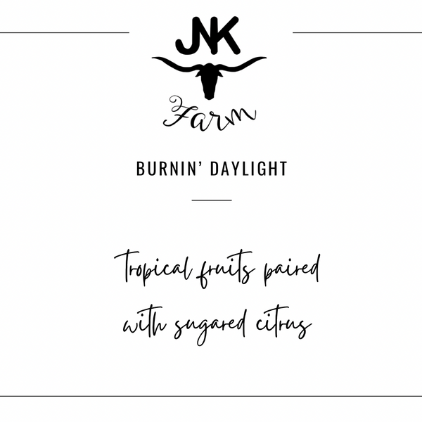 Burnin' Daylight Double-Wick Soy Candle